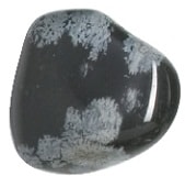 Snowflake Obsidian Tumblestone Plus