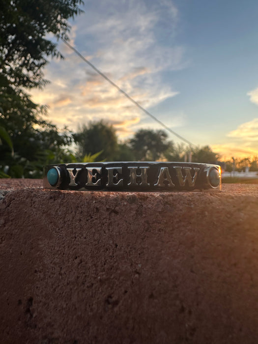 YEEHAW Handmade Turquoise Adjustable Cuff Bracelet