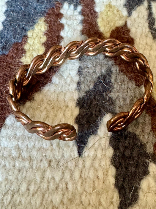 Vintage Handmade Copper Cuff Bracelet