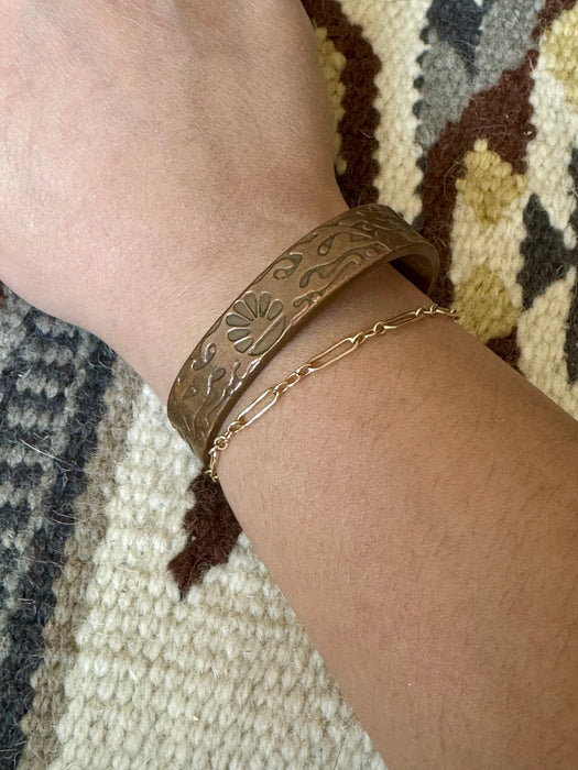 Vintage Handmade Copper Bracelet