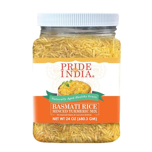 Extra Long Basmati Rice with Minced Turmeric, 24 oz-0