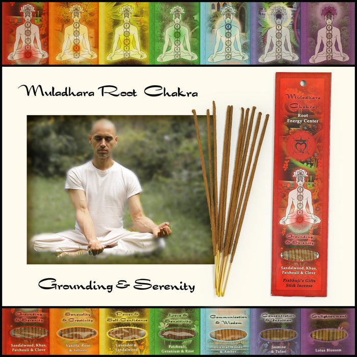 Incense Sticks Root Chakra Muladhara - Grounding and Serenity