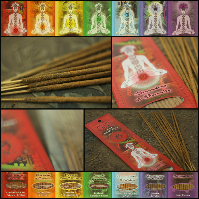 Incense Sticks Root Chakra Muladhara - Grounding and Serenity