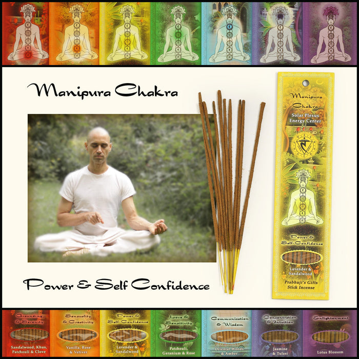 Incense Sticks Solar Plexus Chakra Manipura - Power and Self-confidence