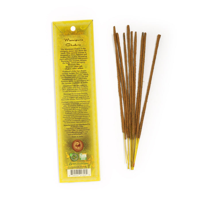 Incense Sticks Solar Plexus Chakra Manipura - Power and Self-confidence