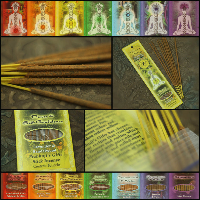 Incense Sticks Solar Plexus Chakra Manipura - Power and Self-confidence