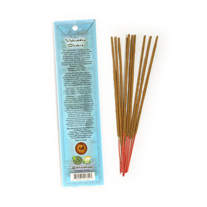 Incense Sticks Throat Chakra Vishuddha  - Communication and Wisdom