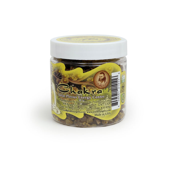 Resin Incense Solar Plexus Chakra Manipura - Self-confidence and Transformation - 2.4oz jar