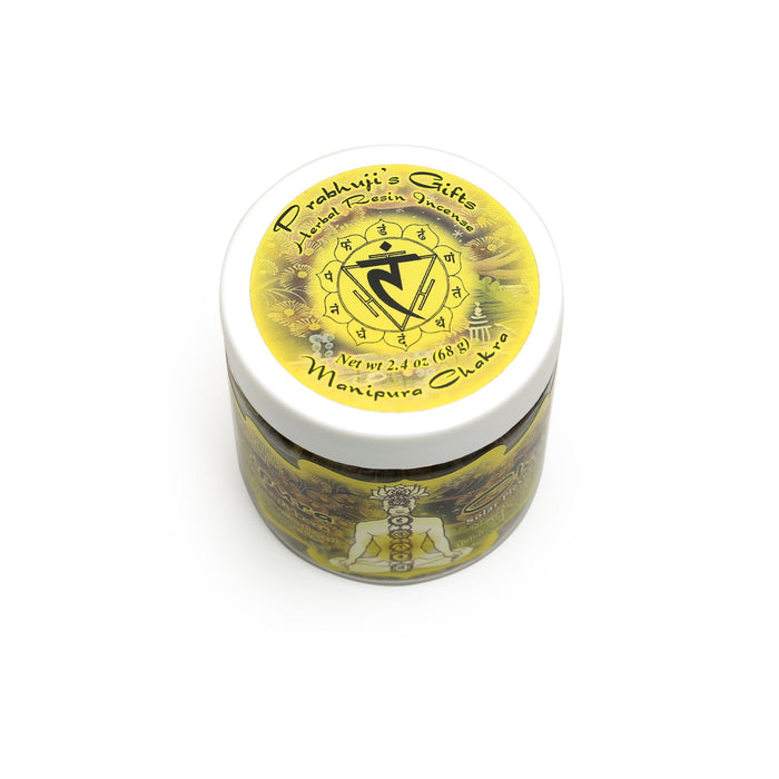 Resin Incense Solar Plexus Chakra Manipura - Self-confidence and Transformation - 2.4oz jar