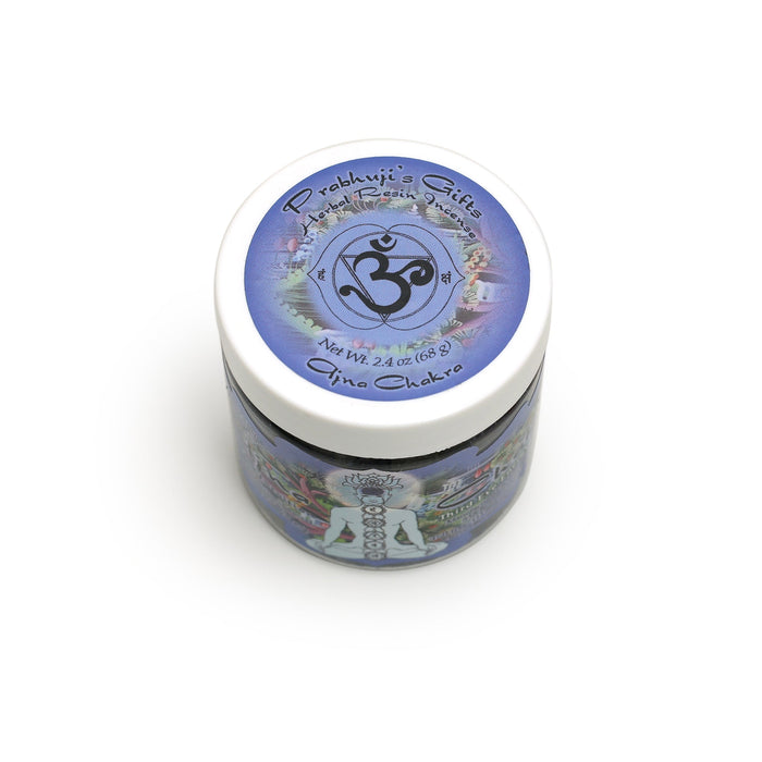 Resin Incense Third Eye Chakra Ajna - Concentration and Intuition - 2.4oz jar