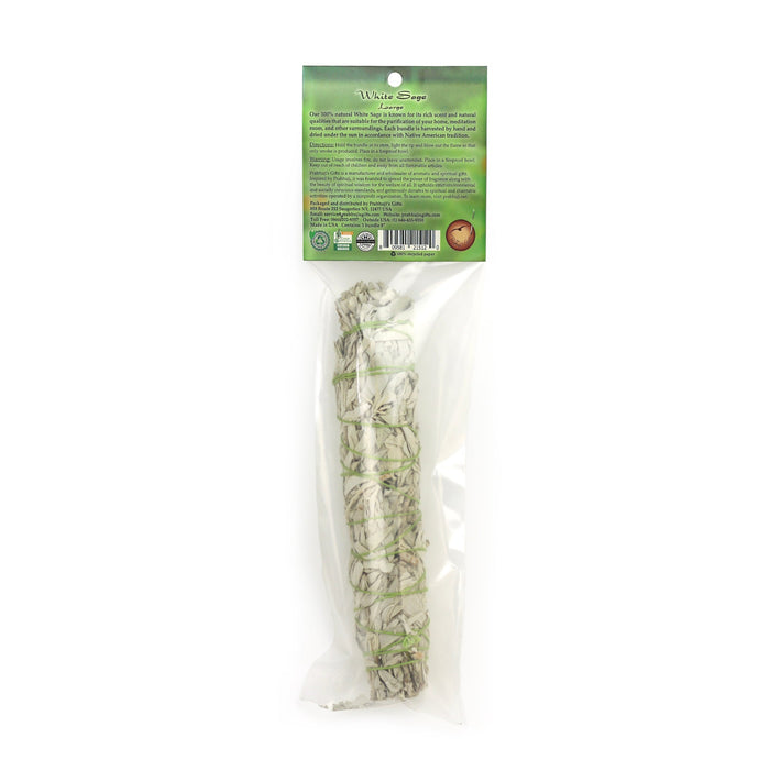 White Sage Smudge Stick - Large Bundle (8"-9.5")