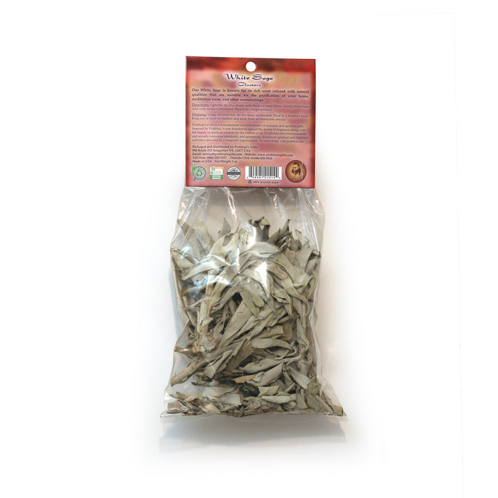 White Sage Smudge Clusters - 2oz bag