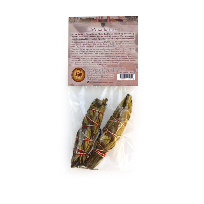 Smudging Herbs - Yerba Santa Smudge Stick - 2 Mini Bundles