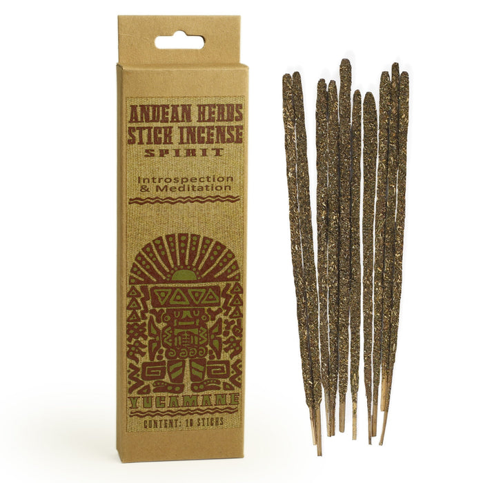 Smudging Incense - Spirit - Andean Herbs Incense Sticks - Introspection & Meditation