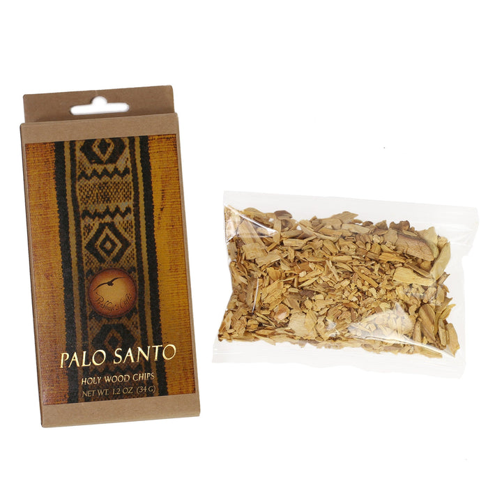 Palo Santo Raw Incense Wood - Chips - 1.2 oz (34 g)