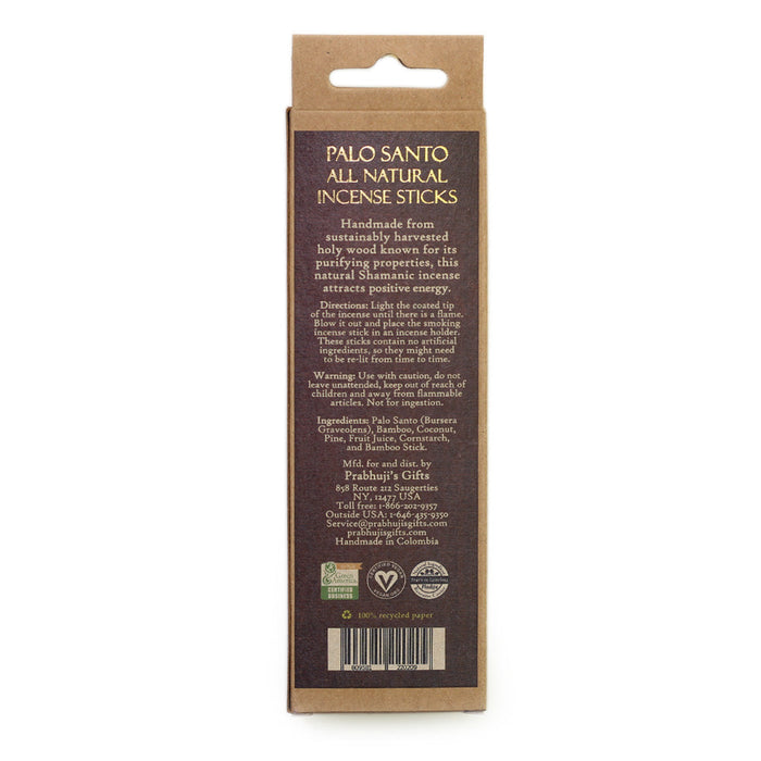 Palo Santo Traditional Incense Sticks -  Power & Purification -  6 Incense Sticks