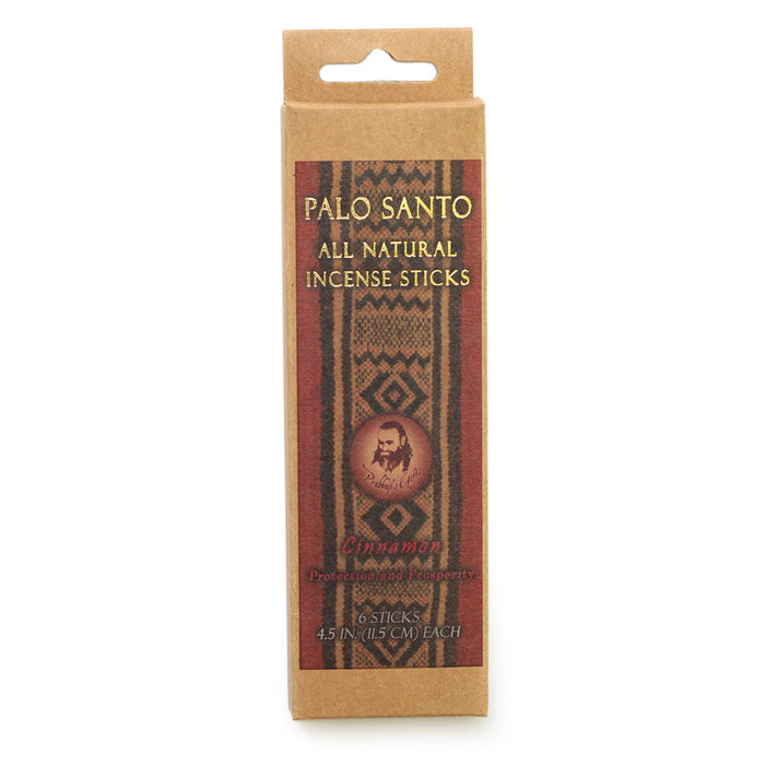 Palo Santo and Cinnamon Incense Sticks - Protection & Prosperity -  6 Incense Sticks