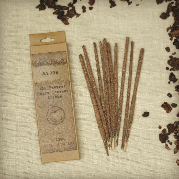 Smudging Incense - Myrrh - Natural Resin Incense sticks