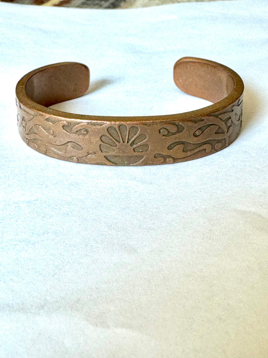 Vintage Handmade Copper Bracelet