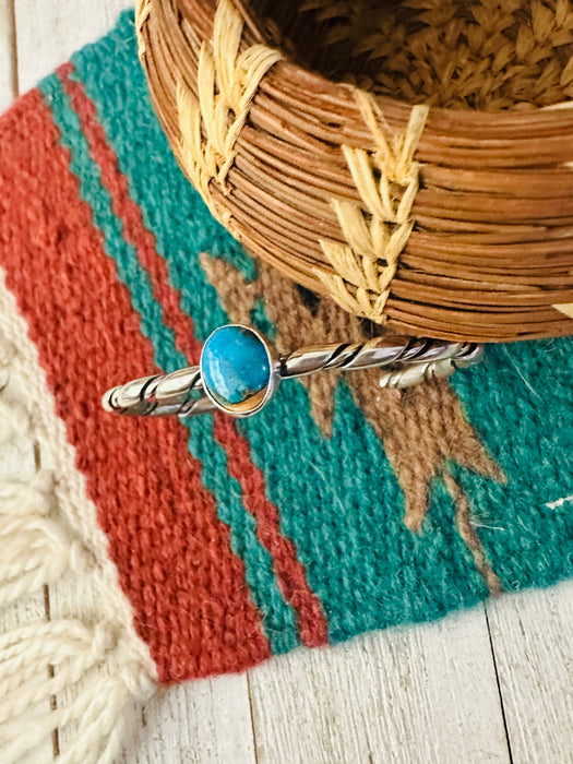 Navajo Sterling Silver & Spice Cuff Bracelet