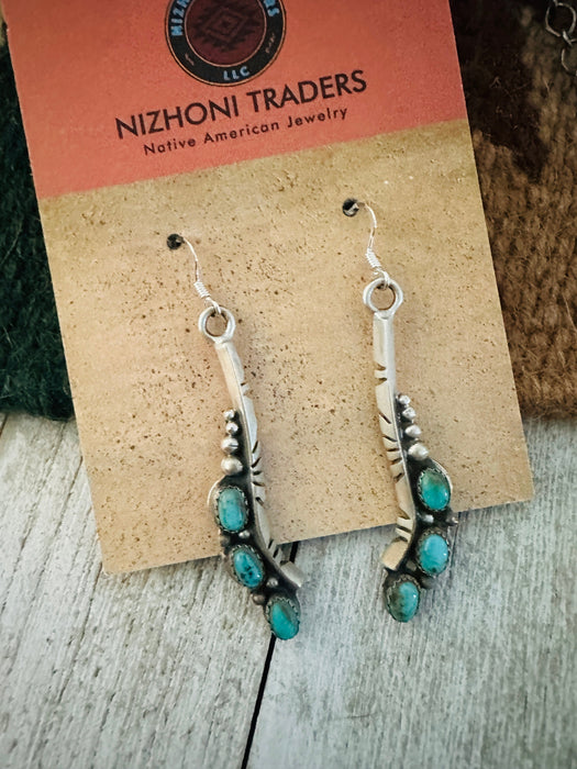 Navajo Sterling Silver & Turquoise Necklace Set