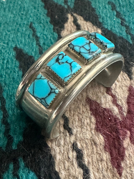 Navajo Turquoise & Sterling Silver Cuff Bracelet