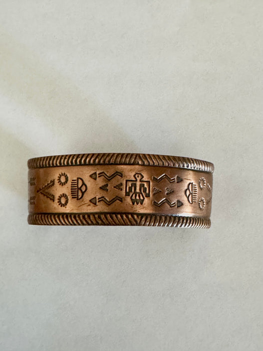 Vintage Handmade Copper Cuff Bracelet