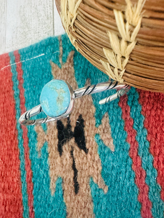 Navajo Turquoise & Sterling Silver Cuff Bracelet