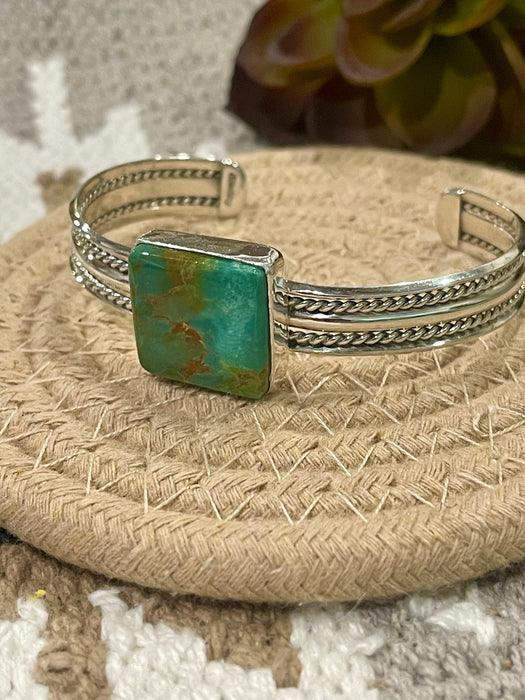 Navajo Turquoise & Sterling Silver Cuff Bracelet