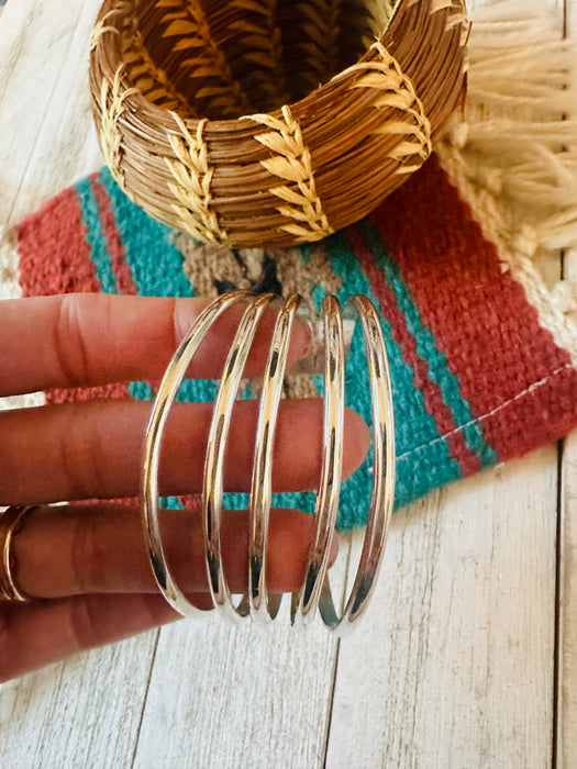 Navajo Sterling Silver Cuff Bracelet