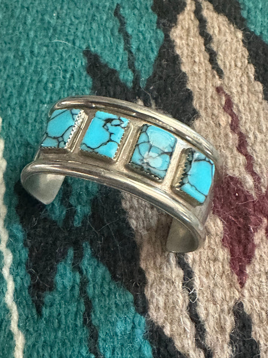 Navajo Turquoise & Sterling Silver Cuff Bracelet