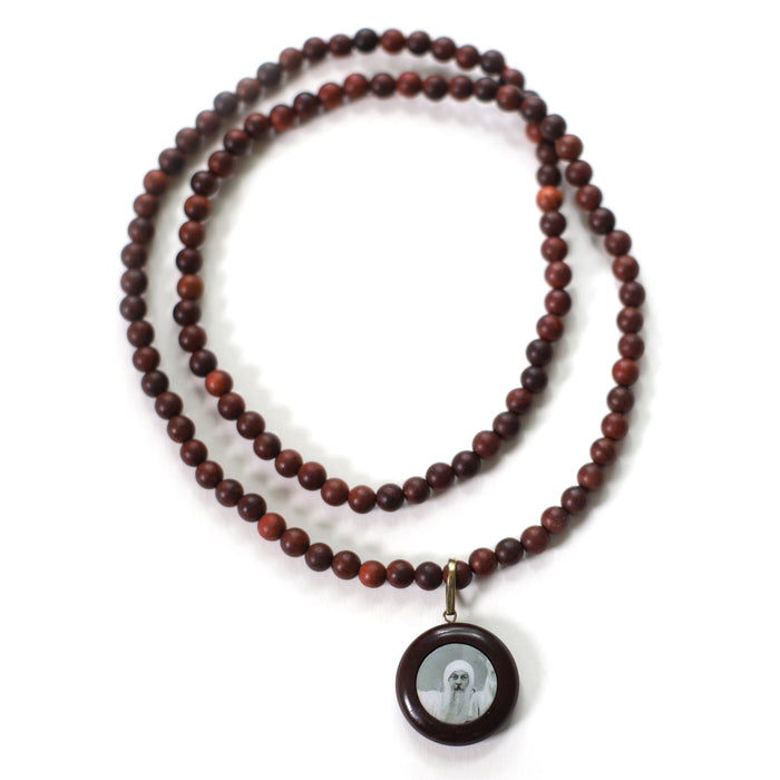 ORIGINAL OSHO Rajneesh Rajneeshpuram Wild Country Extra Fine Rose Wood Mala for Meditation -Natural Wood (#2) VERY LIMITED STOCK!