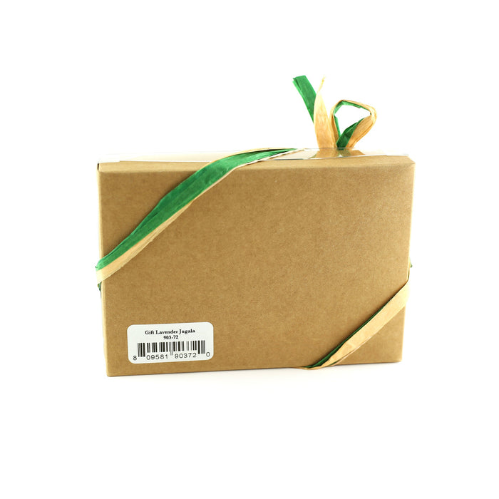 Gift Set - Saucha Bar Soap 'Relaxing Lavender' and Attar Oil 'Jugala' - with Greeting 'Thank you for being my friend'