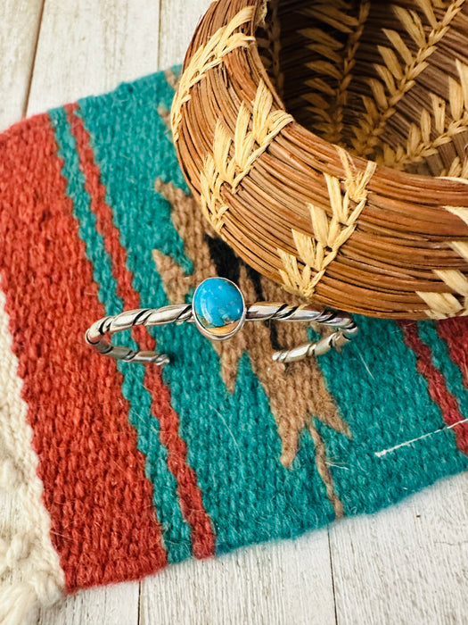 Navajo Sterling Silver & Spice Cuff Bracelet