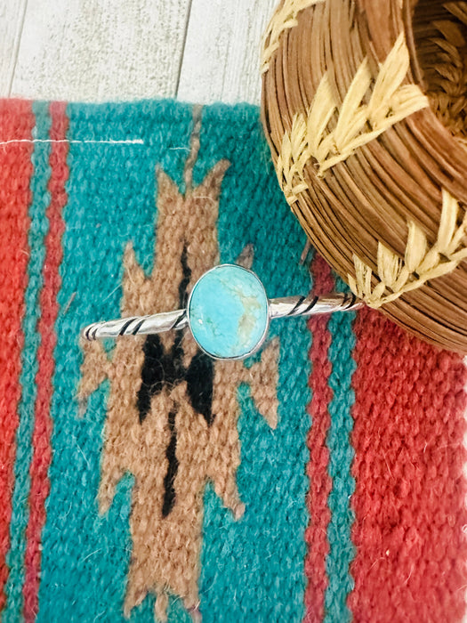 Navajo Turquoise & Sterling Silver Cuff Bracelet