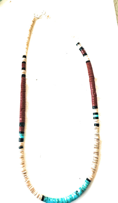 Santo Domingo Multi Stone Beaded Necklace