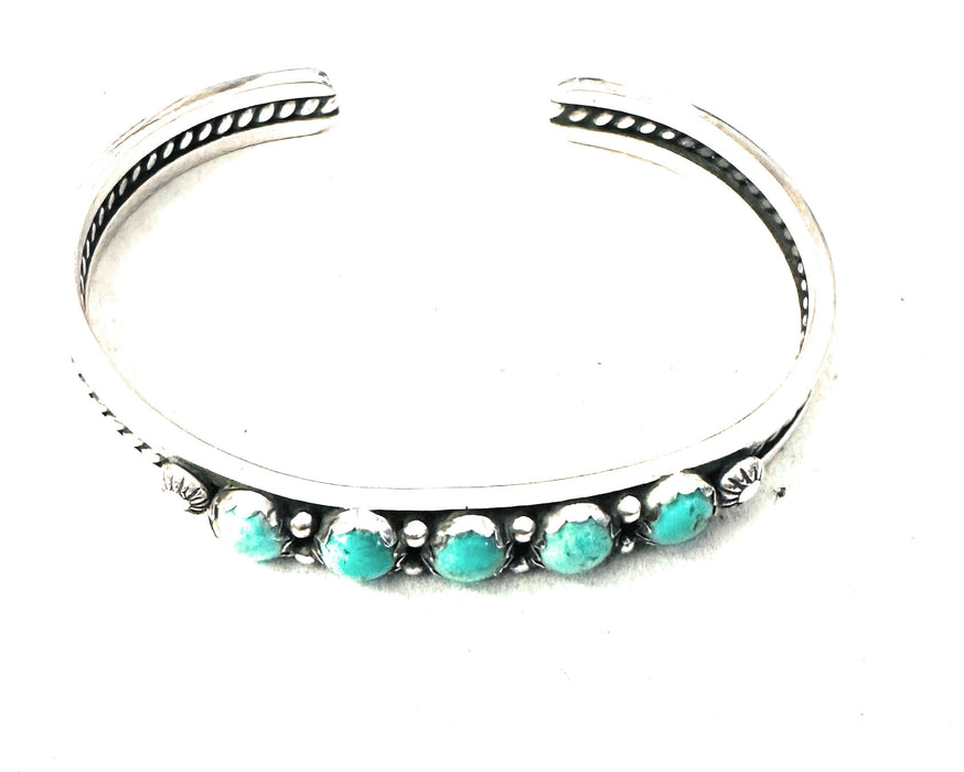 Navajo Turquoise & Sterling Silver Cuff Bracelet