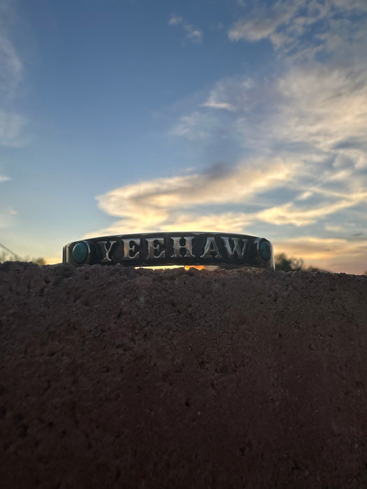 YEEHAW Handmade Turquoise Adjustable Cuff Bracelet