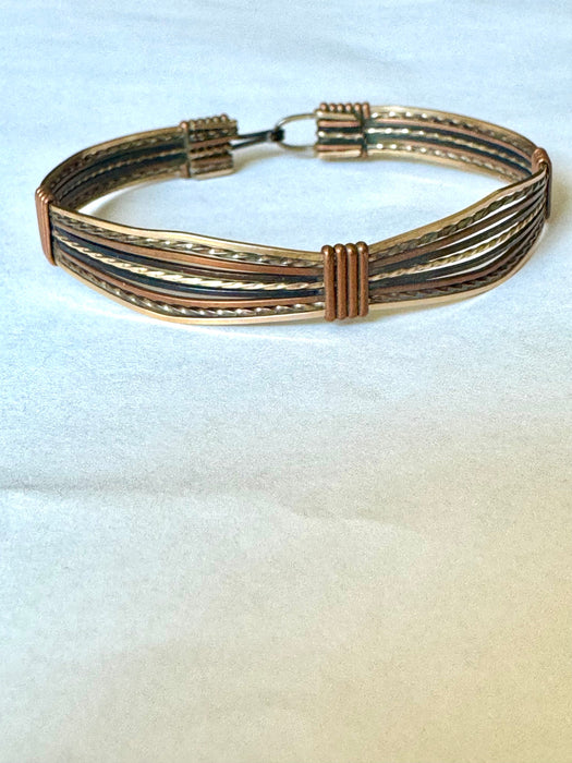 Vintage Handmade Copper Bracelet