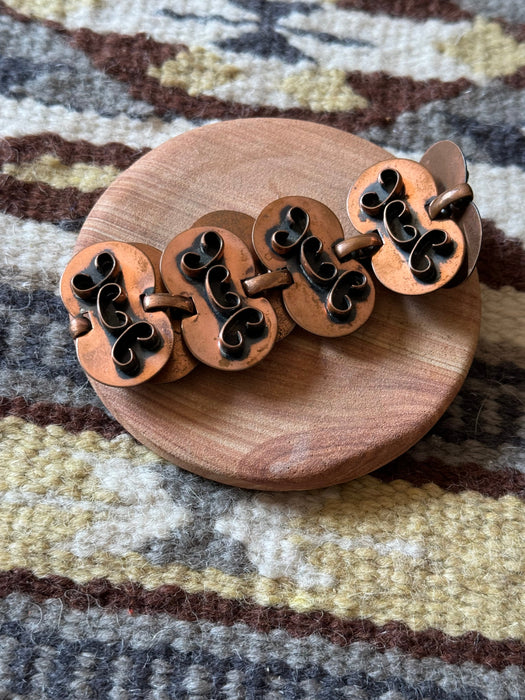 Vintage Handmade Copper Bracelet