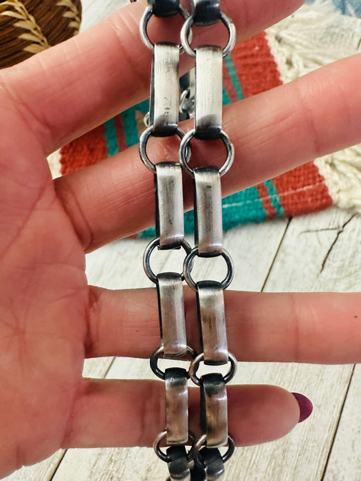 Navajo 24” Sterling Silver Chain Necklace