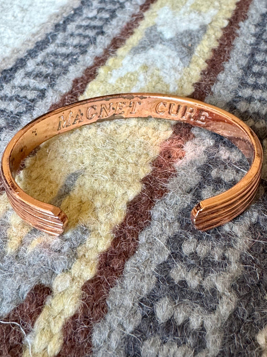 Vintage Handmade Copper Cuff Bracelet