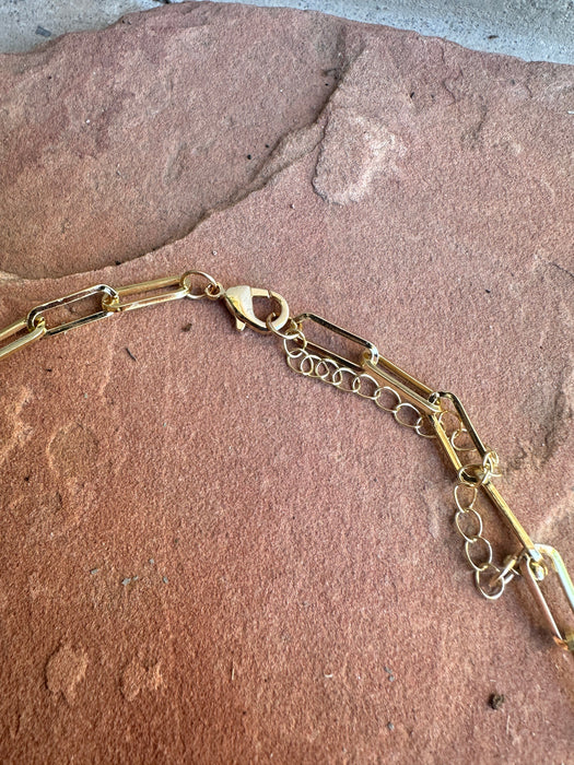 “The Golden Collection” Handmade 14k Gold Plated Western Boot Charm Necklace