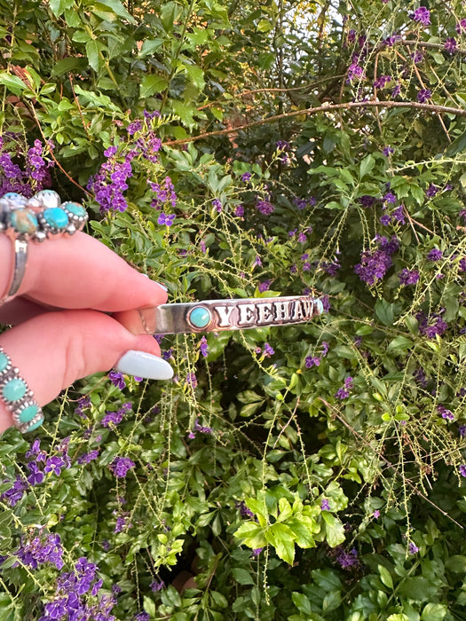 YEEHAW Handmade Turquoise Adjustable Cuff Bracelet