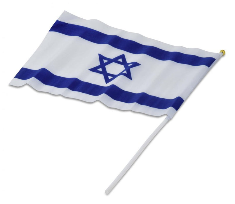 Flag of Israel on Stick - Polyester - 10 packFlag of Israel on Stick - Polyester - 10 pack