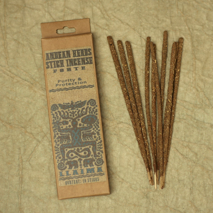 Smudging Incense - Forte - Andean Herbs Incense Sticks - Purity & Protection