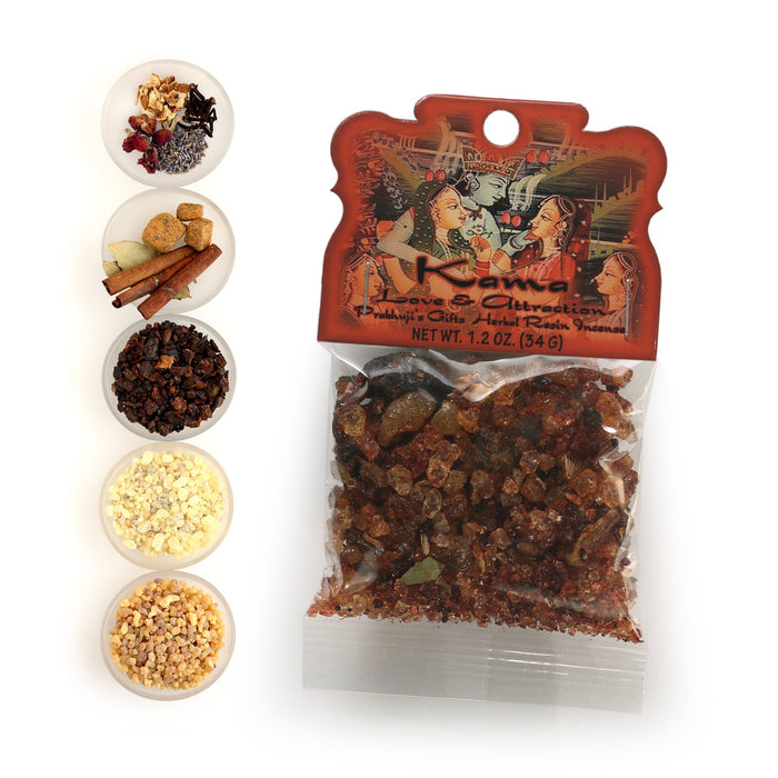 Resin Incense Kama - Love and Attraction - 1.2oz bag