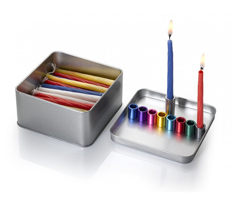 Laura Cowan Think Out of the Box Chanukah MenorahLaura Cowan Think Out of the Box Chanukah Menorah