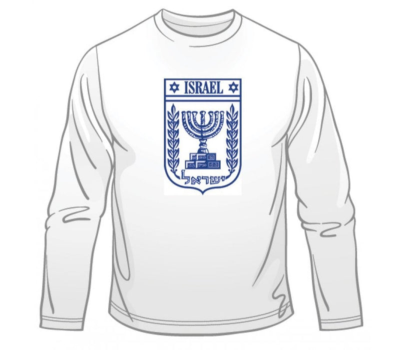 State of Israel Symbol Long Sleeved T-ShirtState of Israel Symbol Long Sleeved T-Shirt