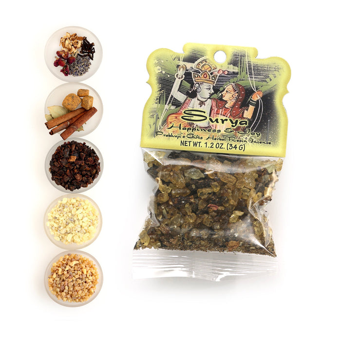 Resin Incense Surya - Happiness and Joy - 1.2oz bag